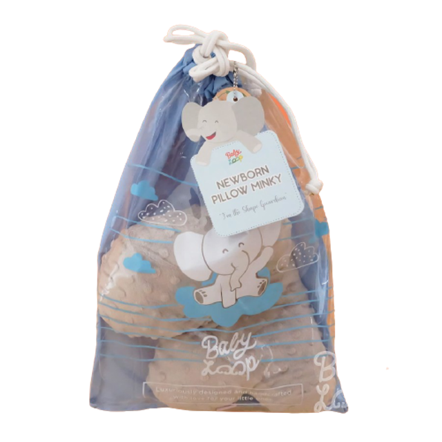 Baby Loop Newborn Pillow–Crown Minky 1